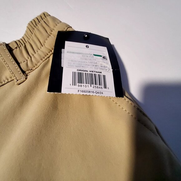 Art Class Khaki Stretch Pants Size 6 For Kids With Elastic Waistband & Pockets - Picture 7 of 11